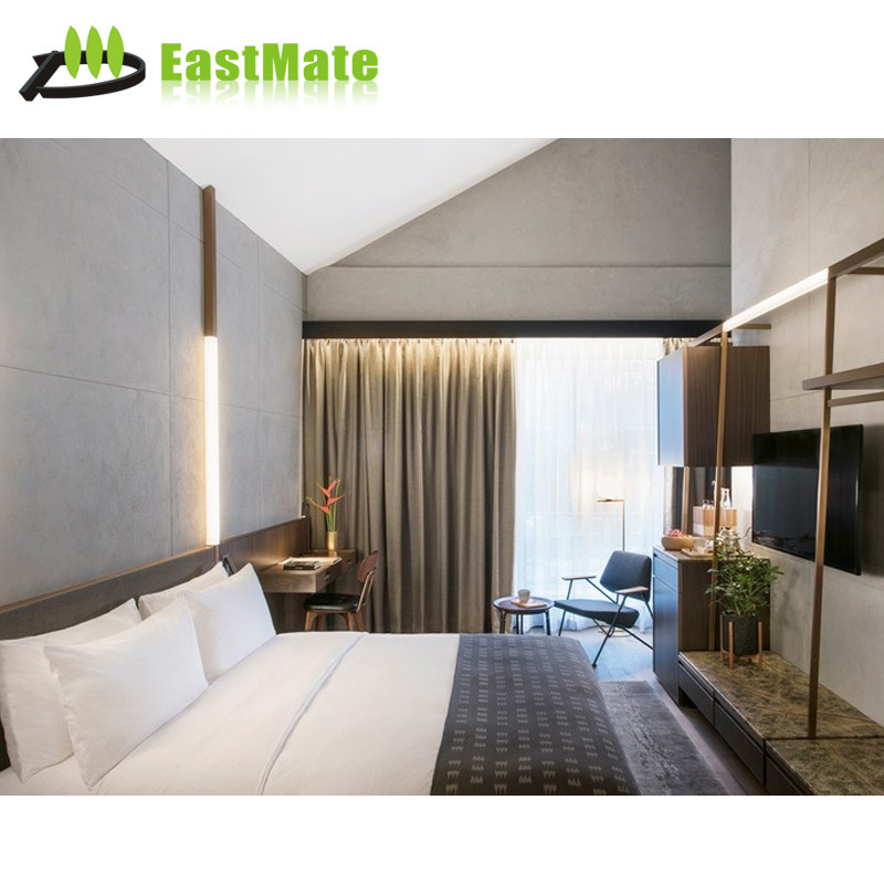 High quality 5 star design hotel bedroom king size bedroom plywood laminate furniture 