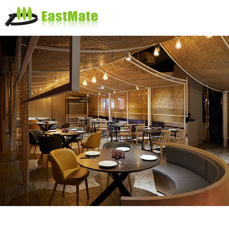 Foshan furniture restaurant wood tables with low price 