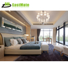 Luxury Suite Bend Plywood PU Upholstery Bedroom Furniture 