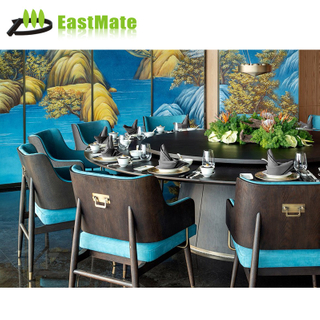 High-end E1 grade Panel chinese restaurant round table furniture 