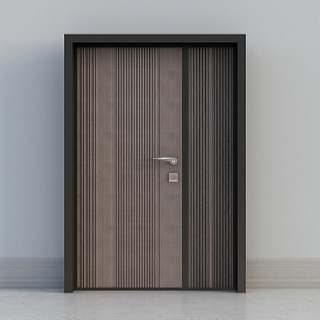 Modern melamine wooden bedroom door interior wood prehung melamine mdf hotel door for house with frames