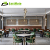 Luxury Five-Star Hotel Lobby Restaurant Commercial Furniture Foshan Metal Restaurant Tables And Chairs