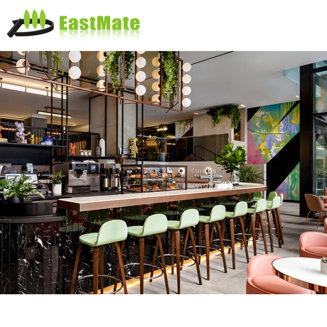 Manufacturer Supports Customized Restaurant Furniture Set Marble Table Leisure Chair Set